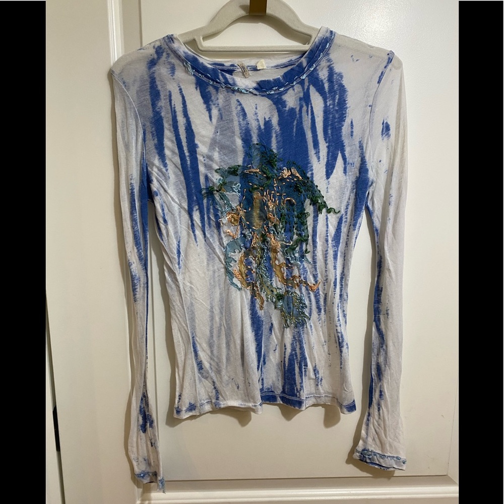 Cotton Long Sleeves Top Size M Great With jeans Gently Worn